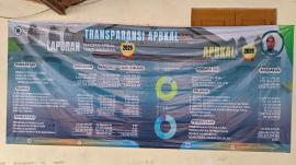 Publikasi Baliho LPJ 2025 dan APBKal 2026